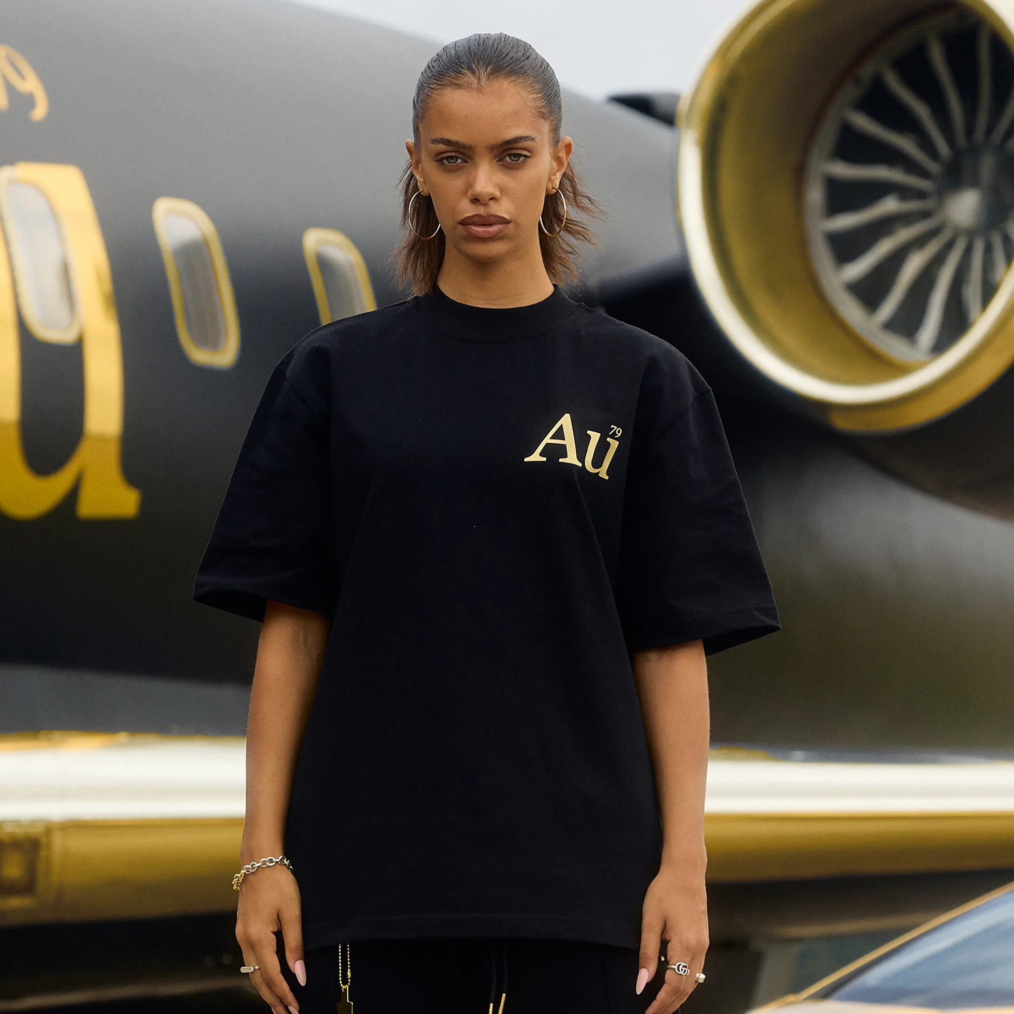 Au Signature T-Shirt -  Black - Image 3