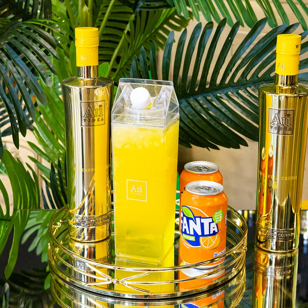 Au Vodka Bottle & Cocktail Carton Combo - Image 4